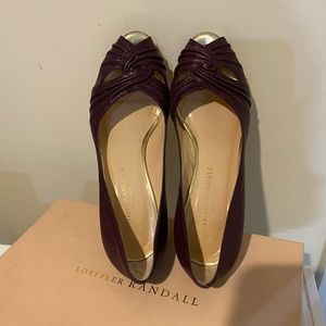 Plum Loeffler RANDALL.  Made in Italy.